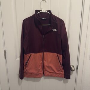 North Face Women's Lightweight Jacket Burgundy/Dark Pink Two Tone Size‎ Large